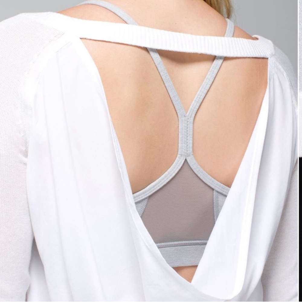 Lululemon Unity Pullover, Draped Back, Size 4, Ve… - image 3